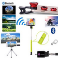 iBank(R)Selfie Stick + Bluetooth Shutter + Tripod + Fisheyes